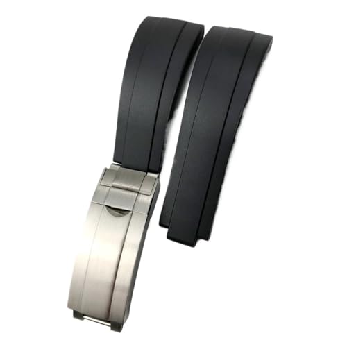 20mm 21mm 19mm 18mm o[VRvohAbNX bg}X^[ fCgi Tu}[i OChbNobNɑΉ(Black,Without buckle,21mm)