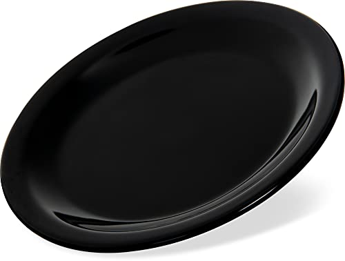 Carlisle FoodService Products Kingline Plastic Pie Plate, Melamine Plate for Catering, Restaurants, 6.5 Inches, Black, (Pack of 48) by Carlisle FoodService Products - Image 4