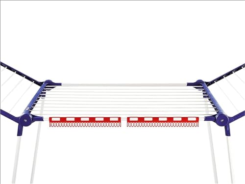 Leifheit Zubehör-Set Pegasus, Zwei Kleinteilehalter Standtrockner, Wäscheständer, Wäschehalter für Socken und Unterwäsche, Kleinteilhalter für mehr Trockenplatz