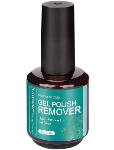 Lustrelle Gel Nail Polish Remover - Gel Polish Remover Professional 2-5 Minute, No Need Foil Soaking or Wrapping, Easily and quickly Nail Salon at Home