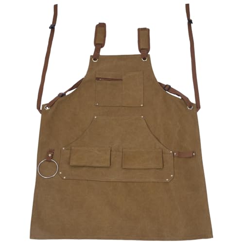 Delantal resistente de lona pesada para carpinteros miniatura 1