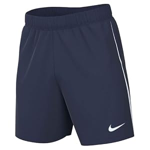 Nike Mens Knit Soccer Shorts M NK DF LGE Knit III Short K, Midnight Navy/White/White, DR0960-410, S