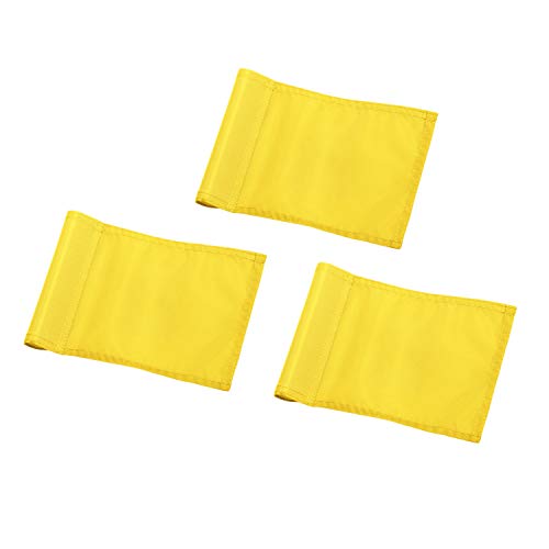 KINGTOP Solid Golf Flag with Plastic Insert, Putting Green Flags for Yard, Indoor/Outdoor