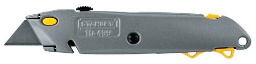 stanley box cutter - 3 Pack Stanley 10-499 Quick Change Retractable Blade Utility Knife