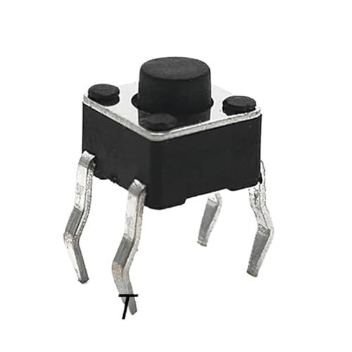 Interruptor tactil momentaneo de 4 pines ideal para reparar mandos a distancia y llaves de coche