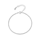 LTG シルバー925 ブレスレット レディース つけっぱなし お守り ブレス チェーン アクセサリー キラキラ シルバー NEK 7987171