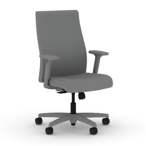Image of HON Ignition 2.0 Ergonomic Office Chair, Lumbar Support, Desk Chair, Frost