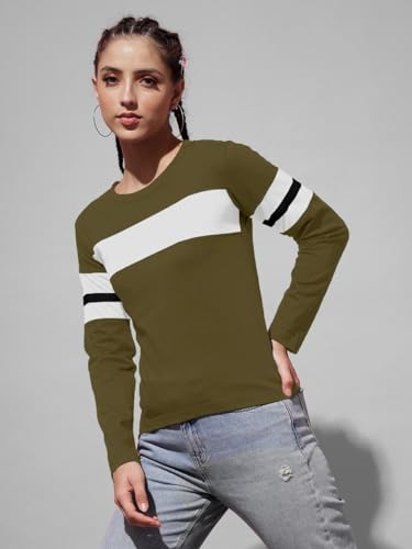 Image of THE DRY STATE Women Cotton Half Sleeve Round Neck Tshirt