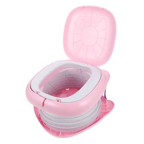 IWOWHERO Portable Kids Potty Training Toilet for Boys Girls Travel Potty Seat Leak Prevention Compact for Outdoor Use