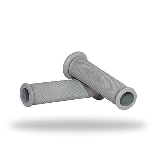 1FNGR MX Motorcycle Motocross Sportbike Handlebar Grips Stoic - 7/8" (gray)