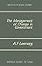 The Management of Change in Government (Institute of Social Studies Series on Development of Societies): 1