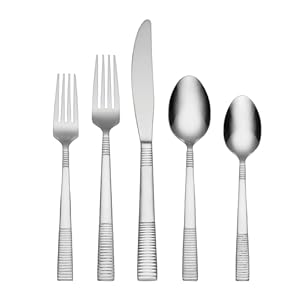 Oneida, Service for 8 Paxton 42 Piece Everyday Flatware, 18/0 Stainless Steel, Silverware Set