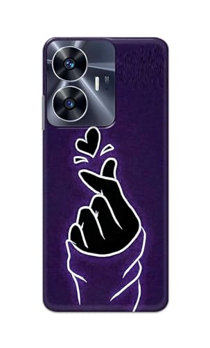 Image of Printed Hard Back Cover Case for Realme C55 Back Cover (Famous South Korean K-Pop Music Icon) -1111