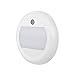 Abrams Dual Color Round Interior LED Dome Light Fixture 25.5W 5.11" Red/White Bright Lights Ergo Switch Button Sleek Design Easy Installation for RVs Home Auto Trucks Ceiling Boats Aircraft Camping