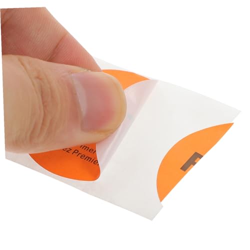 Étiquettes autocollantes aliments utilisation prioritaire orange - 4