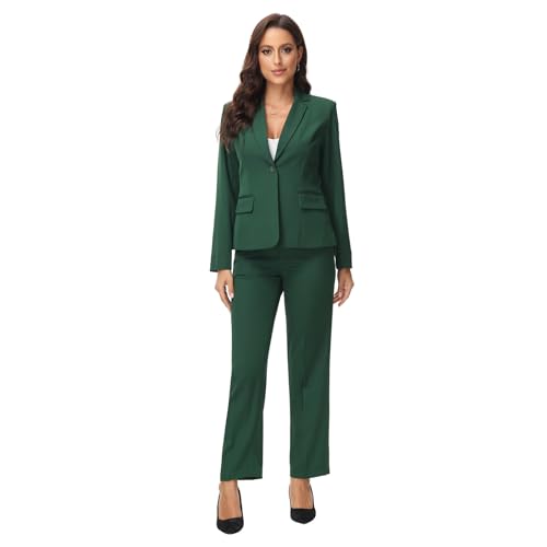 MODFUL Women Suits 2 Piece Set Work Professional Ladies Pant Suits - Main Image