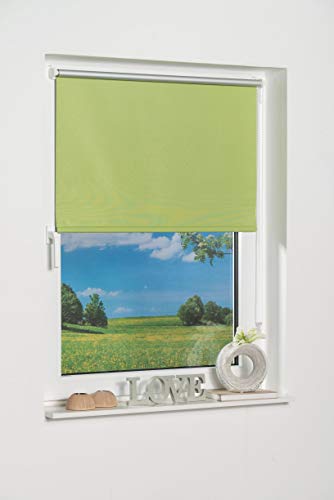 K-Home Klemmfix Mini Store occultant, Tissu, Vert, 40 x 150 cm
