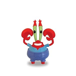 Bend-Ems Mr. Krabs Biegbare Actionfigur 1er-Pack