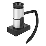 PartyKindom Kompakter Tragbarer Räucherofen Smoke Infuser aus Edelstahl Stabil und Sicher für Küche Bar Grill und Outdoor Bbq für Fleisch Steak und Cocktailrauch Einfach zu Bedienen
