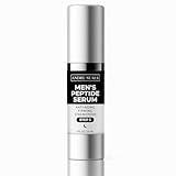 Andre Seals Face Serum for Men - Anti-Aging, Wrinkle Reduction & Collagen Boost with Multi-Peptide, Hyaluronic Acid, Green Tea & Vitamin E | Mens Skincare | 1oz | Night Time Face Serum