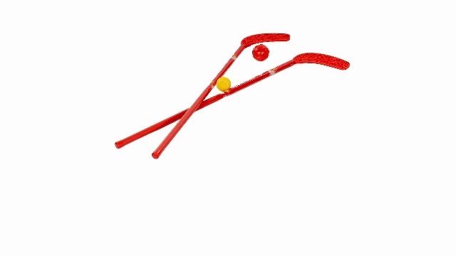 Engelhart Handelsonderneming - 0713102 - Jeu De Balle - Set Hockey 2 Crosses + Balle 71 Cm