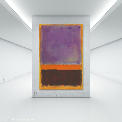 Poster sur toile Mark Rothko art abstrait chambre moderne