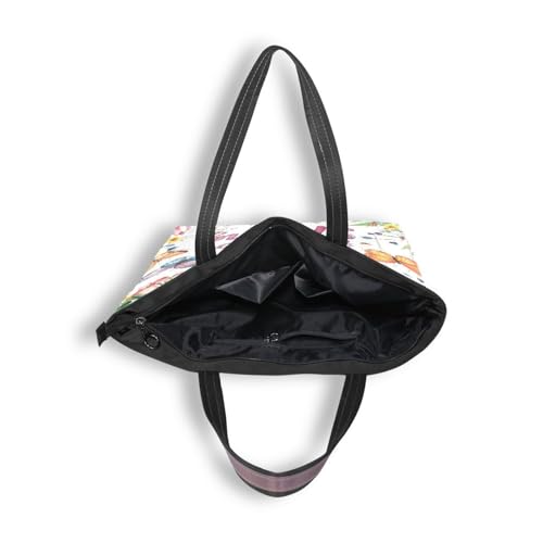Image of Women Turtle Tote Bag Polyester Handbag Zippered Tote Bag Turtle Tote Purses,Summer Beach Tote Bag
