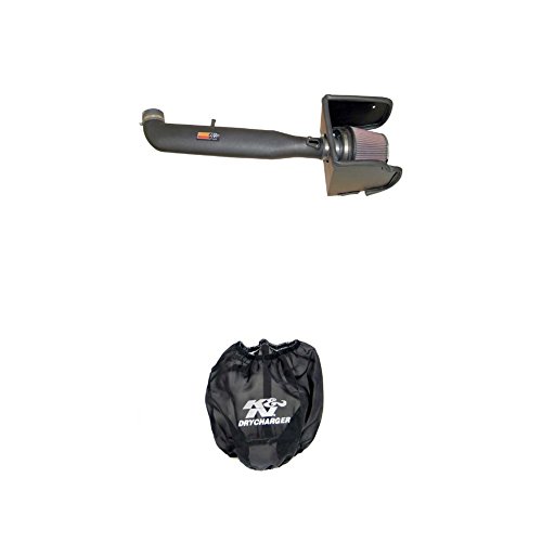 K&N 63-6014 Performance Air Intake System with Black Air Filter Wrap