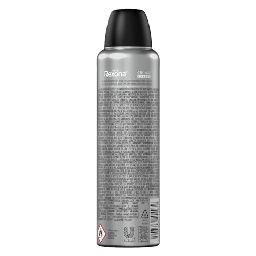 Antitranspirante Aerosol Rexona Men Clinical Clean 150ml (A embalagem pode variar)