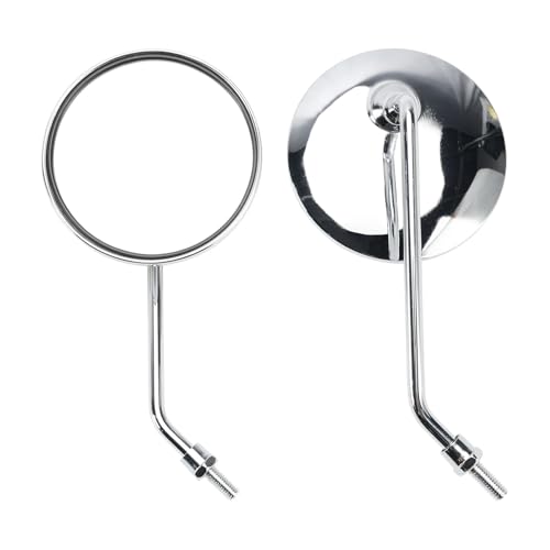 Espejos retrovisores cromados universales M8 para moto CB125S y CL70 5