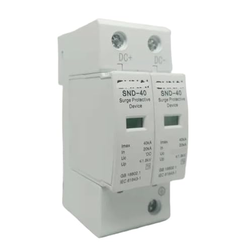 Protector de sobretensión 12V DC 2P SPD tipo pararrayos para fuentes de alimentación de baja tensión