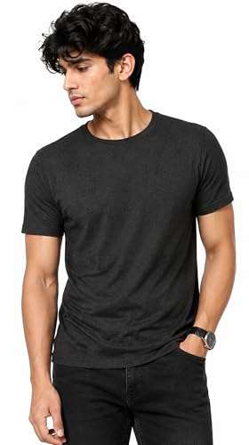Image of London Hills T Shirt For Man | Men Round Neck Tshirts | Tshirt Shirts Men | Gym T Shirts For mens Workout | T-shirts For Man Cotton Stylish Round Neck T Shirt Half Sleeve Regular Fit Solid Multicolour