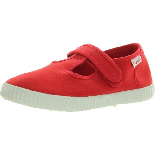 Cienta Kids Shoes 50000 – Infant/Little Kid/Toddler Shoes – Canvas Lining and Upper – Slide-in Design Red 31 (US 13 Little Kid) M