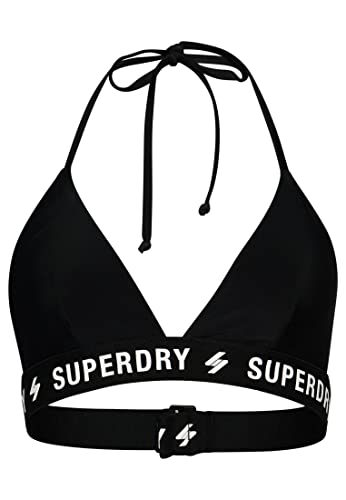 Superdry Womens 30-Swimwear Bikini, Black, Small