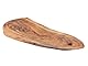 Baumscheibe Servierbrett verleimt 40x20cm o. 60x30cm Serviertablett Deko Akazie massiv 40 x 20 cm