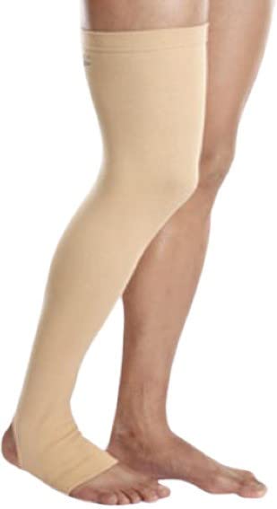 Singla CareCompression Mid Thigh Stocking/Varicose Vein Stocking (Pair) PREMIUM RANGE Knee, Calf & Thigh Support (Beige)