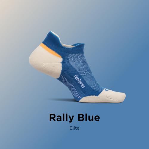 Image of Feetures Elite Max Cushion No Show Tab - Running Socks for Men & Women, Athletic Compression Socks, Moisture Wicking