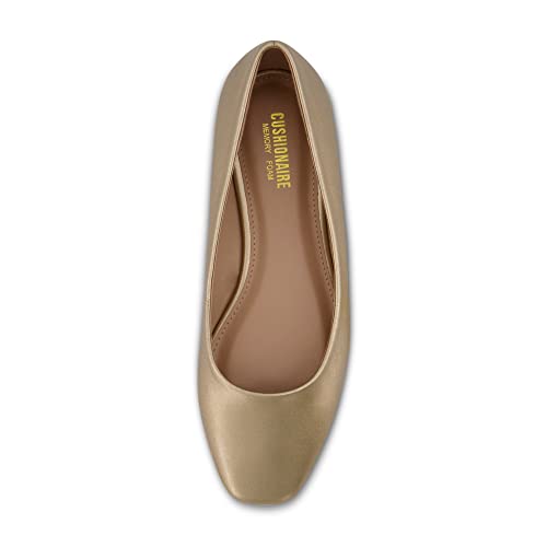 Image of CUSHIONAIRE Women's Skipper Flat with +Memory Foam, Wide Widths Available