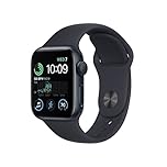 Apple Watch SE (2nd Gen) (GPS, 40mm) - Midnight Aluminum Case with Midnight Sport Band, S/M (Renewed)