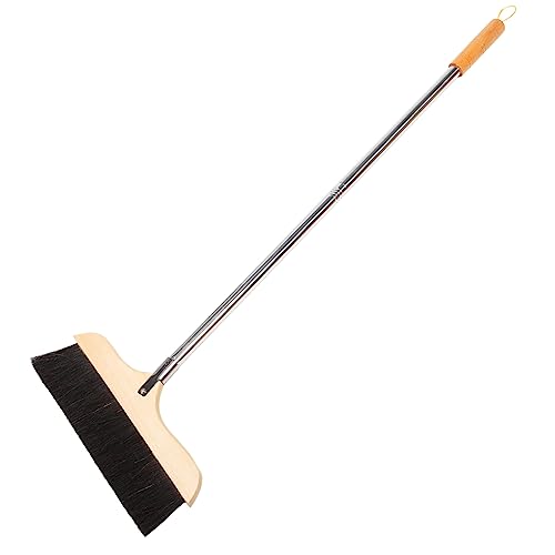 FOMIYES Hair Broom Home Broom Wood Broom Wooden House Broom Heavy Duty Household Broom Tile Surface Broom Wooden Broom Indoor Broom Floor Broom Wood Sweeper Soft Bristle Broom