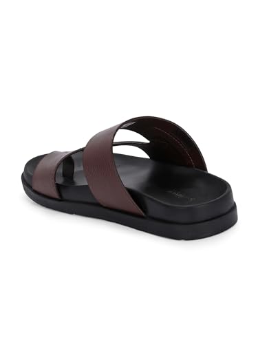 Image of San Frissco Men's Sandals with Open Toe Strap Supersoft Slip On Chappal /Perfect Fit for Summer and Rainy Season Easy to Walk Slipper /Stylish Lightweight Casual Trendy Floaters