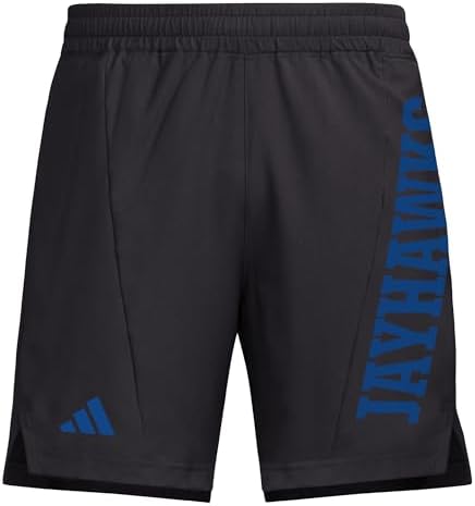 adidas Men's D4T Woven Kansas University Shorts, Black/Colle