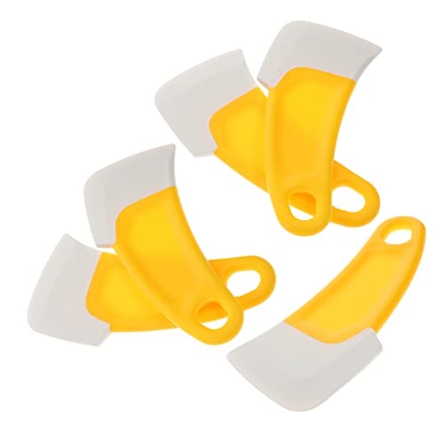 Generico Pulizia Wok Cleaner 5 Pezzi Raschietti per Padelle Riutilizzabili Impugnatura Comoda per La Cucina