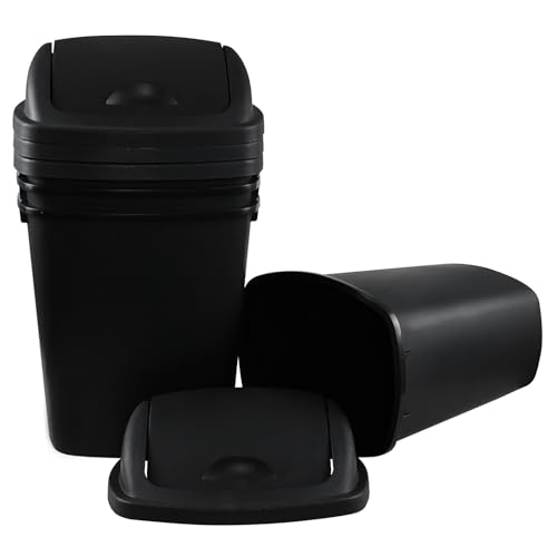 Caneca de basura plástica plegable 25 litros pack 4