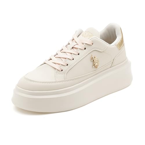 Image of U.S. Polo ASSN. Eleanor 3.0 Nude Light Weight Sneaker Shoes