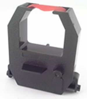 1 Pack Red Ink Amano PIX and TCX Time Clock Replacement Ribbon, Fits All Models