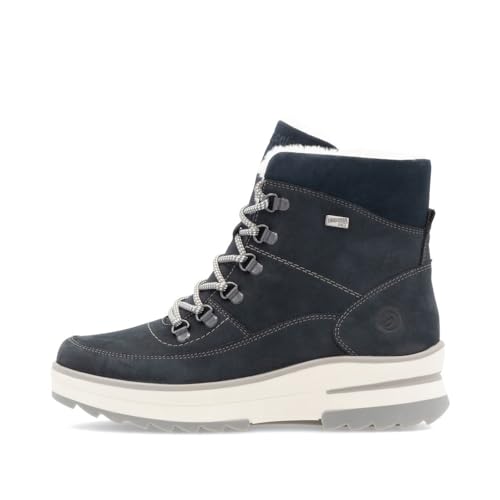 Remonte Damen Snowboots D2B74, Frauen Stiefel,lose Einlage,wasserabweisend,remonteTEX,uebergangsschuhe,Winterboots,schnürstiefel,warm… – Ansicht 4