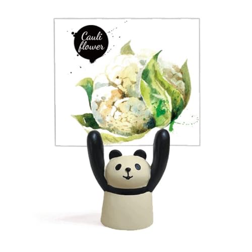 Support de chou-fleur pour aquarelle avec décor panda pour pinceaux