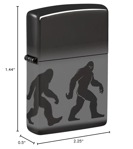 Encendedor Zippo Bigfoot High Polish Black 81679 miniatura 3
