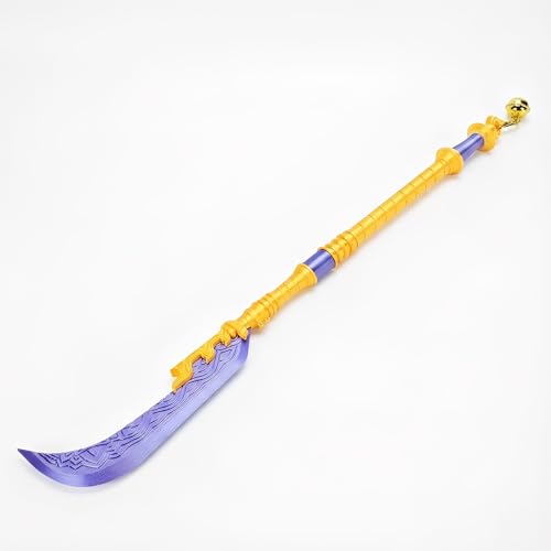 Cosplay Prop Sword Anime Replica 25 PLA Fantasy Costume Weapon 3-Piece Assembly with Bell and Hanging Cord for Conventions and Photoshoots